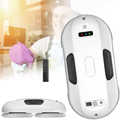 Saturey Robot Limpiador de Ventanas con Control Remoto y rociador de Agua automático, Robot de Limpieza de Vidrio Inteligente para Ventanas Exteriores características