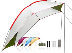 Unisex Car Tail Tent Set Tents Beach Paraguas Multiusos para jardín Plegable UPF50+ Trailer Tail Awning Suitable for Travel Beach Camping and Outdoors en oferta