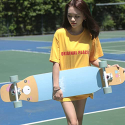 Xinduolei -Skateboard Maple Longboard Skateboard Skateboard Boyling Boys and Girls Brush Street Dance Board Scooter Professional Scooter (Color : A) características