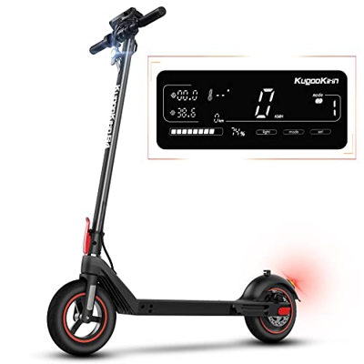 Patinete Eléctrico Adultos, Batería 36V 10Ah, 3 Modos de Velocidad, Frenos Dobles, 10 Pulgadas Scooter Electrico para Adultos y Adolescentes con Panta