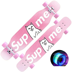 Xinduolei -Skateboard Beginner Maple Longboard Adulto Professional Pincel Street Dance Board Teen Scooter de Cuatro Ruedas (Color : A) en oferta