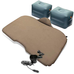 Cama inflable, cama inflable de agua con bomba incorporada, kit de reparación de tamaño completo doble para acampar, cabecero de 500 lb, batería y gar precio