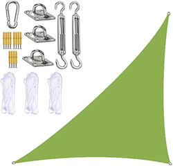 Tienda de campaña 10 X 10 PIES Ángulo Recto Velas de Sombra Toldos Parasoles 4 Cuerdas de Amarre Kit de fijación de Servicio Pesado Lavable para Pisci precio