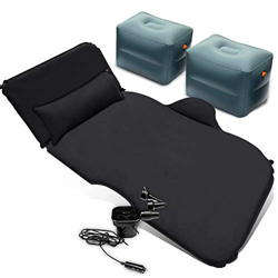 Cama inflable, cama inflable de agua con bomba incorporada, kit de reparación de tamaño completo doble para acampar, cabecero de 500 lb, batería y gar precio