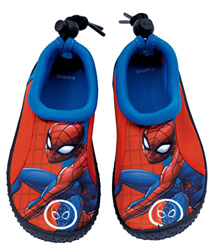 Escarpines Spiderman para Niño | Aqua Shoes Spiderman Marvel | Escarpines Spiderman para Deportes Acuáticos | Water Shoes Spiderman para Playa, Piscin características