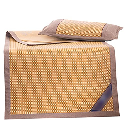 Juego de fundas de almohada de colchonetas para dormir de verano, colchones de fibras vegetales de uso de doble cara que absorben el sudor Transpirabl