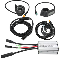 Shanrya Kit de Bicicleta Modificado, disipación de Calor Plegable para Coche, Motor eléctrico sin escobillas de 350W, Kit de conversión de Bicicleta p en oferta