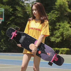 Xinduolei -Skateboard Maple Longboard Skateboard Skateboard Boyling Boys and Girls Brush Street Dance Board Scooter Professional Scooter (Color : E) en oferta
