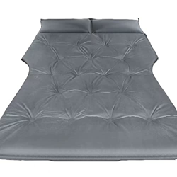 Cama inflable, cama inflable de agua con bomba incorporada, kit de reparación de tamaño completo doble para acampar, cabecero de 500 lb, batería y gar en oferta