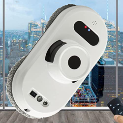 Saturey Limpiador robótico eléctrico para Ventanas, Aspirador automático de Vidrio, Robot Limpiador de Ventanas para Ventanas Exteriores/Interiores, M en oferta