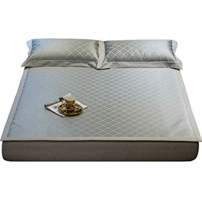 Colchoneta de Dormir de Verano con Fundas de Almohada, Colchoneta de Seda de Hielo Plegable Colchoneta de Dormir con Aire Acondicionado de Verano, col