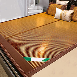 Colchoneta de bambú para dormir de verano, cama plegable de bambú, colchoneta de refrigeración para cama de estudiante, colchón de refrigeración antid características