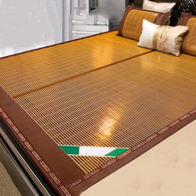 Colchoneta de bambú para dormir de verano, cama plegable de bambú, colchoneta de refrigeración para cama de estudiante, colchón de refrigeración antid
