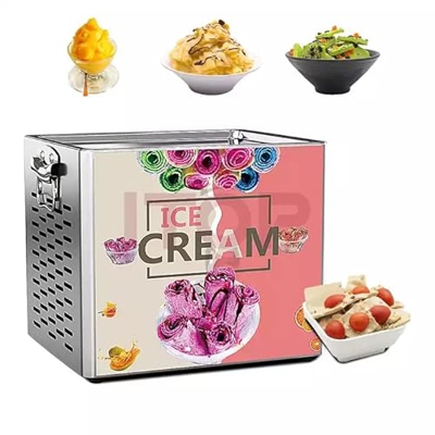 YUYTIN Machina de Yogurt de Helado Frito de Acero de Acero de Acero de Acero de Acero de Acero de Acero Inoxidable