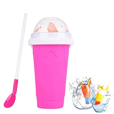 Vaso para hacer granizados, Magic Quick Frozen, taza de enfriamiento de doble capa, para hacer granizados caseros, para niños y familia