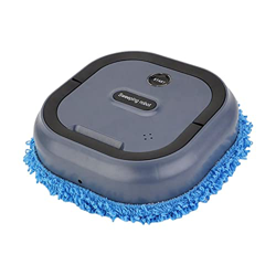perfk Smart Robot Mop Wet Mop y Dry Sweeping Home Mopping Robot Home Sweeper 2 en 1 Slim Mopping Sweeping Robot para el Cuidado de Pisos Duros, Azul N características