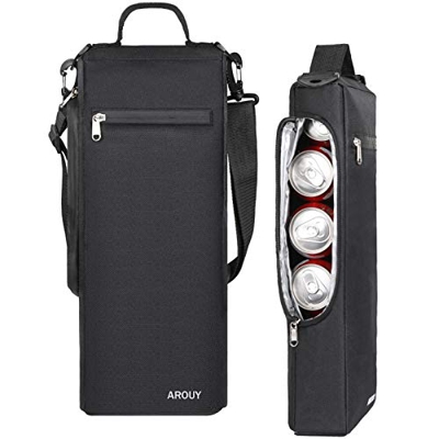 AROUY Bolsa isotérmica de Golf – Accesorios de Golf para hombre y pequeñas bolsas isotérmicas para cerveza – Capacidad para 6 latas o 2 botellas de vi
