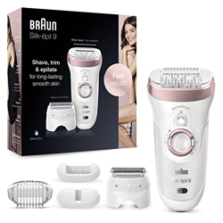 Braun Silk-épil 9 9-725 Depiladora Para Una Depilación Duradera, Blanco/Oro Rosa características