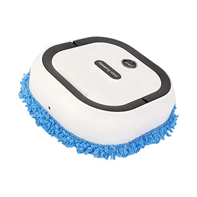 F Fityle Smart Robot Mop Robot Aspirador de trapeador húmedo y seco para Limpieza de Pisos Duros, Blanco