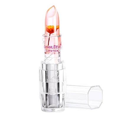 Gofodn Labios Hidratante Brillo Cambio de Color Largo Flor de Labios nutritiva Lápiz Labial Duradero Labio Transparente Brillo de Labios Jalea Cristal