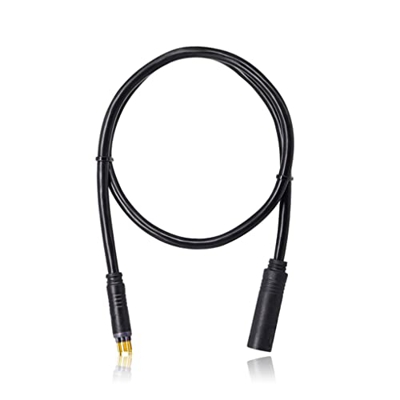 lerwliop Cables universales para Motor de bicicleta, cubierta estable para bicicleta eléctrica, extensor hembra a macho, adaptador resistente al desga