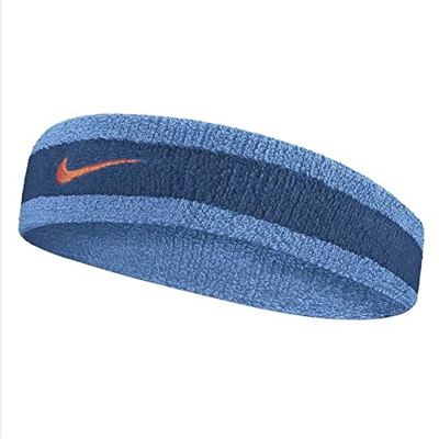 Nike Unisex - Adulto Swoosh Headbands StirnBND, Marina/Laser Blue/Rush Orange, Talla Única