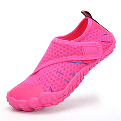 WOWEI Zapatos de Agua Niños Verano Antideslizante Secado Rápido Escarpines de Descalza para Deportes Acuáticos Buceo Playa Natación Snorkel Surfeando, en oferta