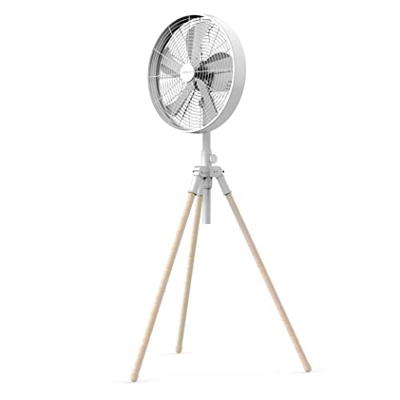 Newlux - Ventilador de Pie Tripod W3050 con 5 Aspas de Metal, Altura Regulable 120-130cm, Oscilación Automática 80º y 3 Velocidades. Ventilador de Trí
