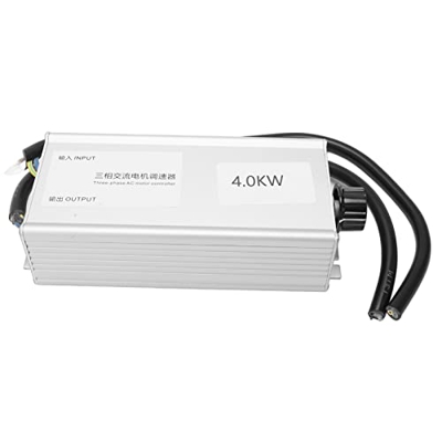 Control de motor de 3 fases de CA, no se oxida, potente ajuste manual de botón potente, ventilador de carcasa de aluminio engrosado, control de veloci