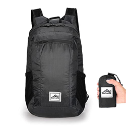 Mochila plegable ultraligera, pequeña mochila de senderismo, duradera y ligera para hombres y mujeres, para deportes al aire libre, viajes, senderismo en oferta