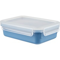 Clip & Close Rectangular Caja 0,8 L Azul 1 pieza(s)
