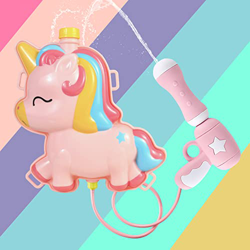 JORISUN Pistola de Agua para niños, Rociador de Agua con Tanque de Agua de 2L, Pistola de Agua para niños, Juguetes de Piscina de Playa de Verano Jugu características