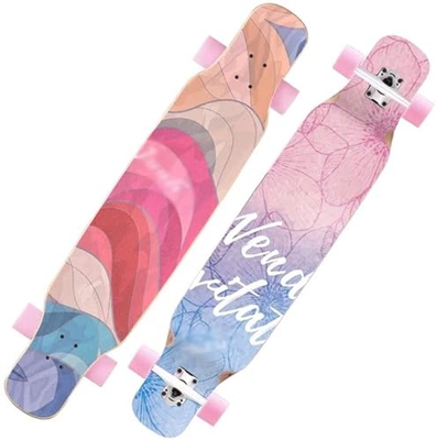 Xinduolei -Skateboard Deck Girls Adult Girls Scooter Professional Board Professá (Color : B)