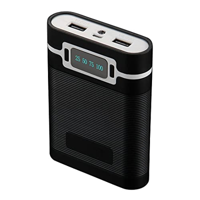 Batería 18650 con 4 nudos de carga caja de energía Banco de energía Shell Durable Power Bank Case Cargador portátil