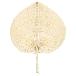 Beavorty Fanes Naturales Hojas de Palma Hecha a Mano Hoja de Mano Ventilador de de Ventilador de Tejido a Mano para Suministros de Enfriamiento de Ver en oferta