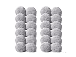Ajuste for Cobot 168 188 MOP Pro Accesorios Ventana Limpieza Weeper Sweeping Paño Robot Robot Aspirador Repuestos (Color : 24pcs) características