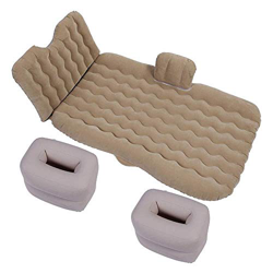 FMOPQ Silla Plegable Cama de Coche Asiento Trasero Colchón de Aire Inflable para Acampar Viajes Negro características