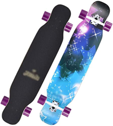 Xinduolei -Skateboard Deck Maple Longboard Adult Scooter de Cuatro Ruedas Teen Brush Street Professional Dance Board Skateboard (Color : K) en oferta