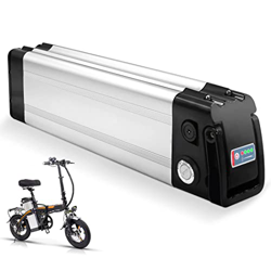 HJGHY Batería para Bicicleta Eléctrica 36V/48V 15AH 20AH e-Bike Batería Li-Ion, con Cargador Cerradura Antirrobo Placa de Conexión Fija para Motor 500 en oferta