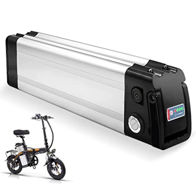HJGHY Batería para Bicicleta Eléctrica 36V/48V 15AH 20AH e-Bike Batería Li-Ion, con Cargador Cerradura Antirrobo Placa de Conexión Fija para Motor 500