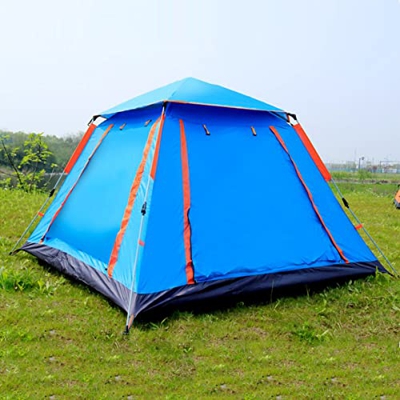 Carpas para 4 Personas Carpa para Acampar Carpa para Exteriores Carpa Plegable Impermeable con Almohadilla de Humedad Tela Impermeable 10D, Carpa para