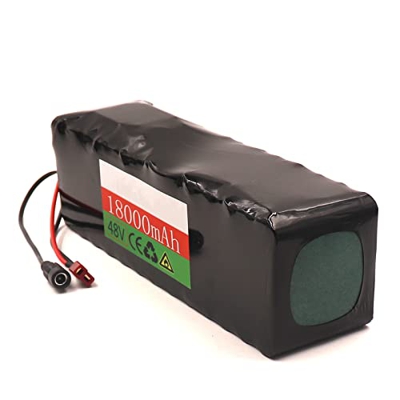 Batería de Litio de 48v 18ah, batería de Scooter Ebike con Cargador, batería de Bicicleta eléctrica, 13S3P, Adecuada para 250W, 500W, 750W, BMS Incorp
