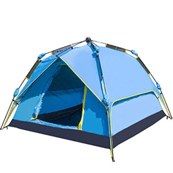 Desconocido Carpa para 3 a 4 Personas Carpa Hidráulica de Doble Capa con Apertura Automática - Ultra Grande para Viajes de Senderismo (Color : Blue, S características