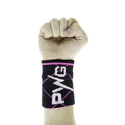 PWG Power Grip - Muñequera Sudadera 11cm con Toalla Antitranspirante Premium Quality