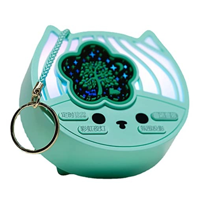 IYFHACS Mini máquina de Sonido de Ruido Blanco para niños, luz Nocturna, lámpara de proyector Ambiental, máquina de Ruido Blanco multifunción alimenta
