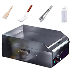 INTHEL Parrilla eléctrica teppanyaki, Placa Caliente fácil de Limpiar para Barbacoa, Plancha eléctrica, Plancha Antiadherente, Plancha eléctrica para  características