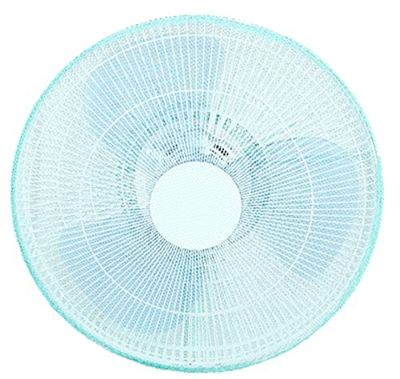 Mankvis Cubierta de Seguridad de Ventilador eléctrico Verde Premium, Cubierta Protectora de Clip a Mano Anti-niña para Ventilador de Ventilador de Par