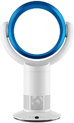 PY Ventilador de Aire de Aire Silencioso sin Hojas, Piso de Aire Tranquilo Que Se Enfría con Ventiladores sin Cucharadas con Control Remoto para Casa,