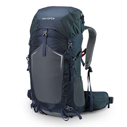 SKYSPER 50L Mochilas de Senderismo Impermeable Hombres Mujeres Mochilas de Trekking Mochila de viaje Mochila multifuncional para Acampar al aire libre en oferta