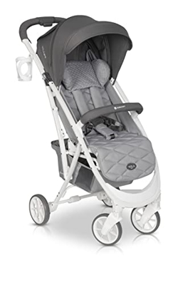 Silla De Paseo Volt Color Gris Claro. Peso 7 kg, 3 Posiciones De Reclinado. Carro Recomendado Hasta 22 Kg.
